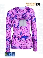 Fujin Pro Angler S24 Women Hooded Echo Purple