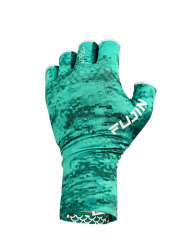 Fujin Pro Angler Summer Gloves Green