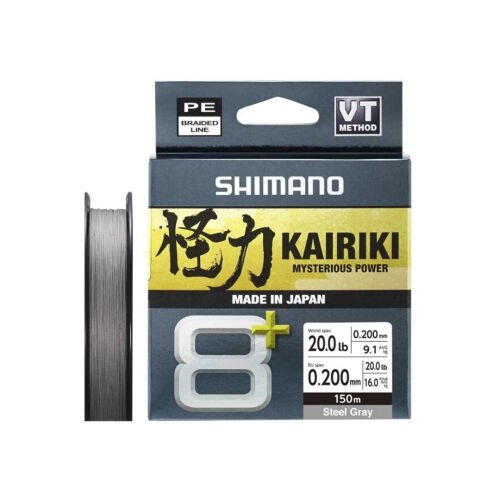 Shimano Kairiki 8+ 150 Mt Steel Gray İp Misina
