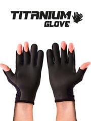 Fujin Pro Angler S24 Titanium Gloves Black Gold