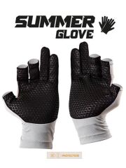 Fujin Pro Angler S24 Summer Gloves Grey