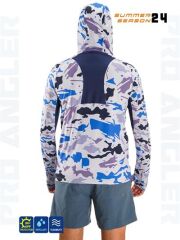 Fujin Pro Angler S24 Buff&Hoodi Natural Blue Camo