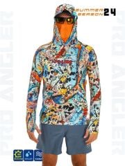 Fujin Pro Angler S24 Buff&Hoodie Makai Orange