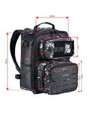 Fujin ProAji Back Pack Black Camo Balıkçı Sırt Çantası