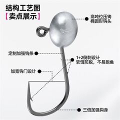 Ecooda Shadow Seeking Jighead SG