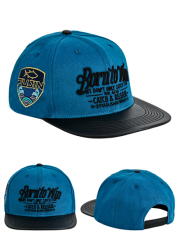 Fujin BTW Leather Visor Şapka Indigo