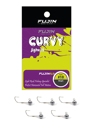 Fujin Curvy Jig Head #10 LRF Aji Jighead