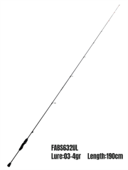 Fujin Ajime Black Swan 190cm 03-4gr Aji LRF Kamışı