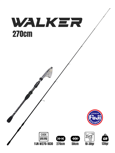 Fujin Walker 270cm 10-30gr Teleskopik Spin Kamışı