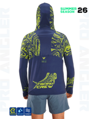 Fujin Pro Angler S26 Hooded Izohips Blue Green