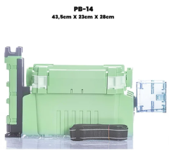 Pandora Balıkçı Çantası PB14 43.5CM X 23CM X 28CM - SİYAH