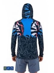Fujin Pro Angler S26 T-Shirt Buff&Hooded Izohips Bold Red