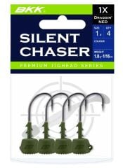 BKK Silent Chaser Draggin NED-Green Jighead