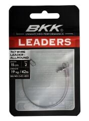 BKK 7X7 Wire Leader Allround Duolock Snap