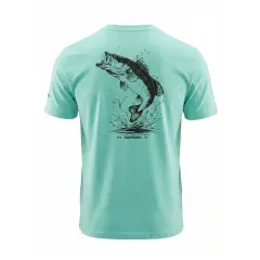 Shimano Mint Levrek Baskılı T-Shirt
